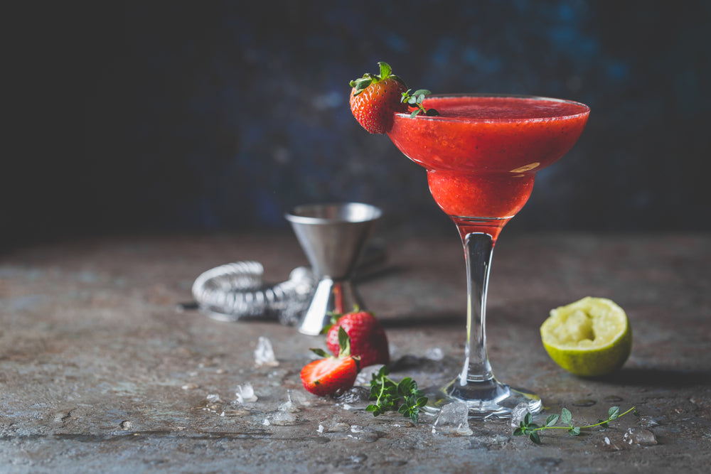 Strawberry Daiquiri with a Hint of Bushtucker