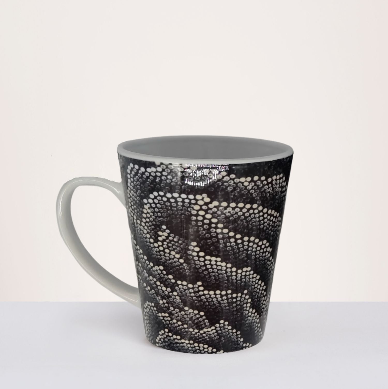 'Wilytya (Night)' Indigenous Artwork Mug, by Damien at Warndu-Aggie Gifts-Aggie Global Australia