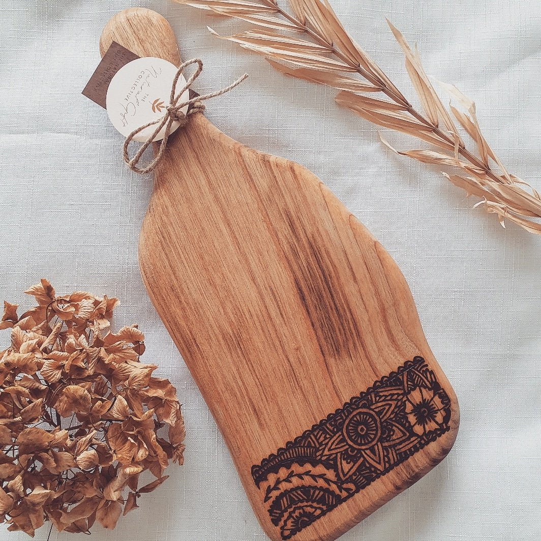 Hand-made Wooden Paddle Board (Organic)-The Natural Gift Collective-Aggie Global Australia