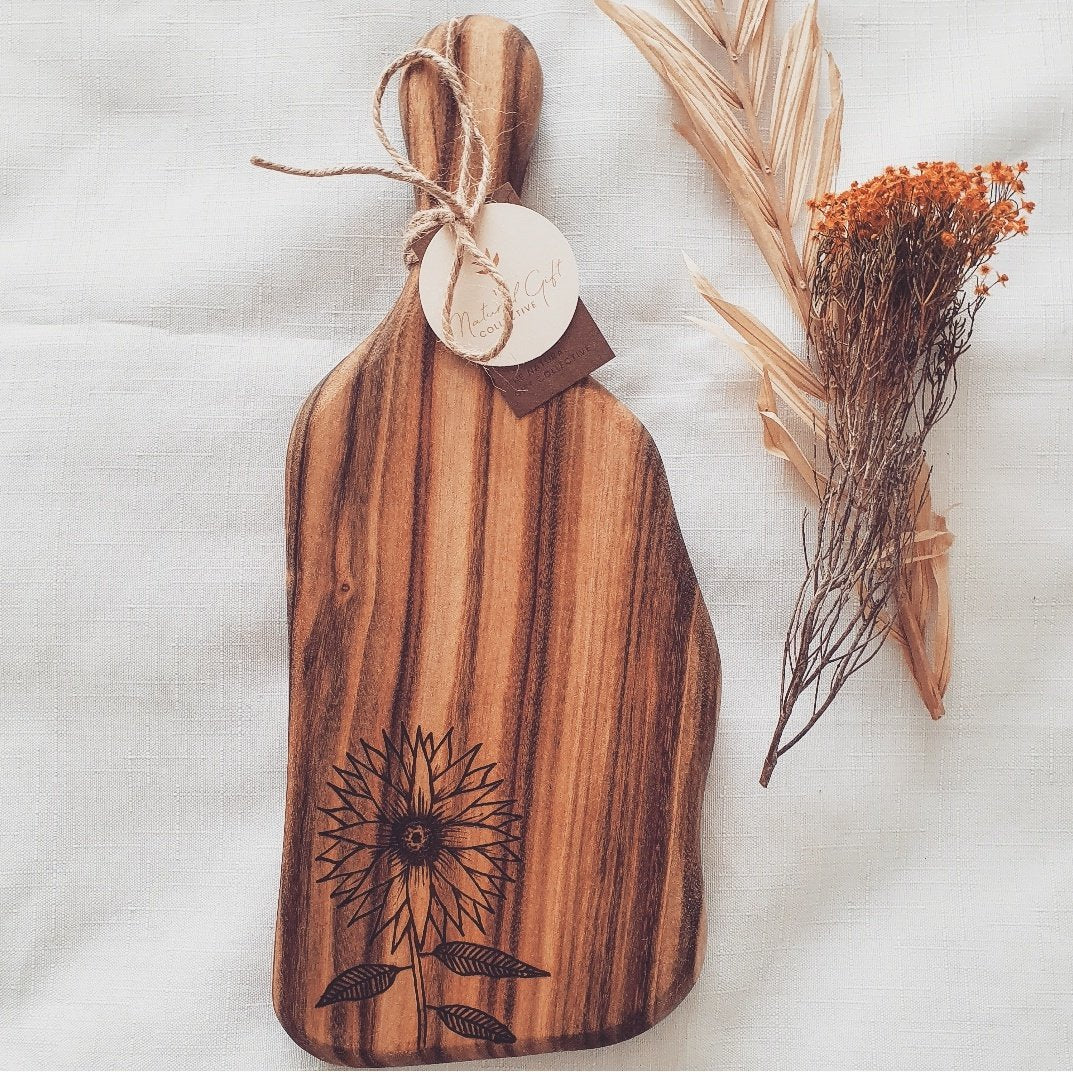 Hand-made Wooden Paddle Board (Organic)-The Natural Gift Collective-Aggie Global Australia